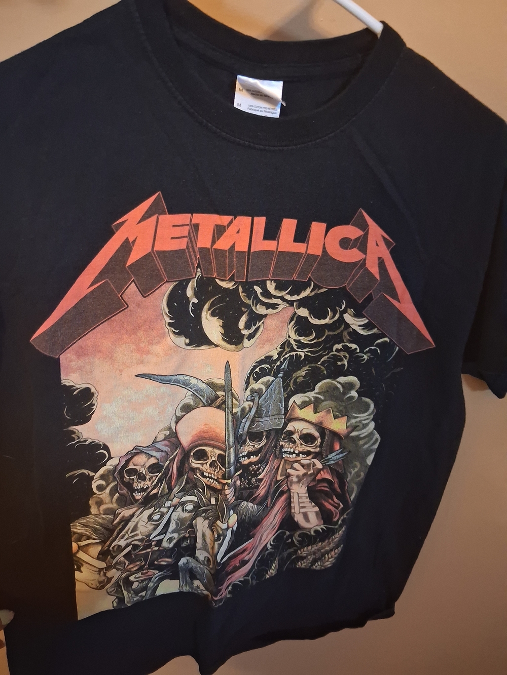 Metallica The Four Horsemen Graphic T-Shirt - John Baizley Art - Size M
